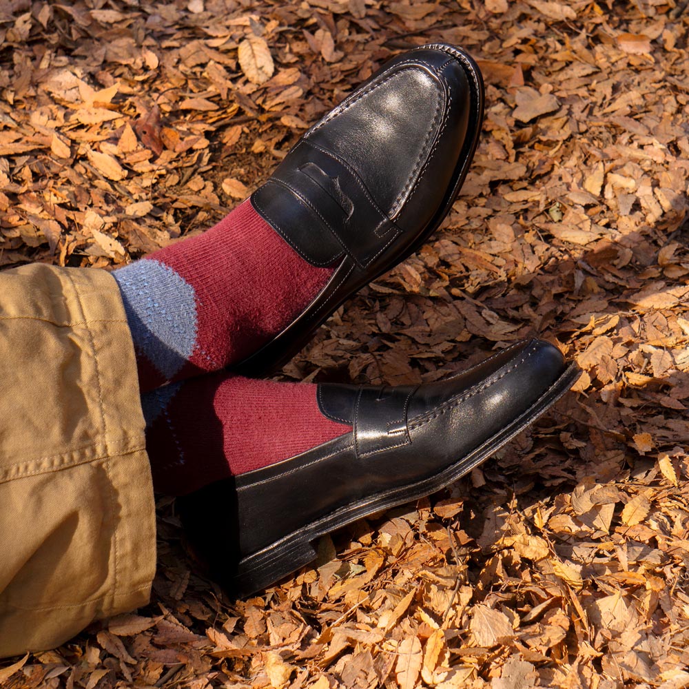 98998UN Garuda / BLACK CALF UNLINING (LEATHER SOLE)