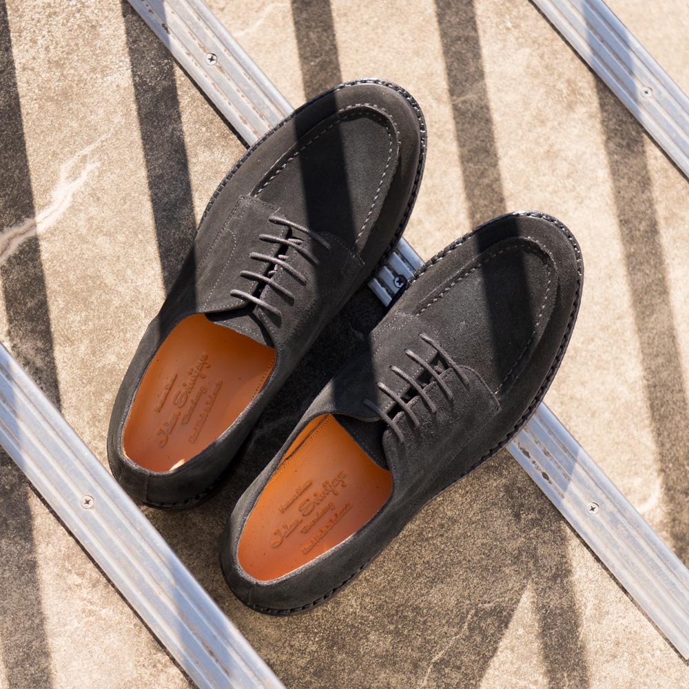 99030 Raffle /  REPELLO SUEDE BLACK (DAINITE SOLE)