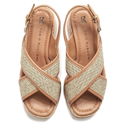 【NEW】ELB4626 / VITELLO CUOIO / RAFIA BEIGE