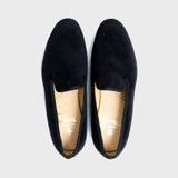 【RESTOCK】CHURCHILL / BLACK VELVET (LEATHER SOLE)