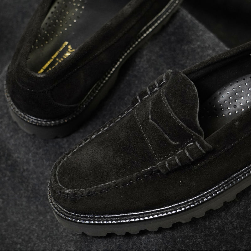 【NEW】11512 LARSON / BLACK SUEDE (RUBBER SOLE)