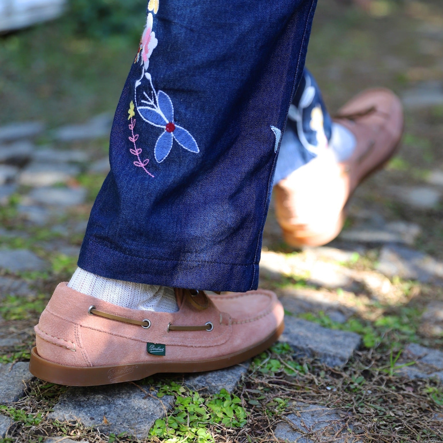パラブーツ　BARTH レアカラーのピンク UK7(25,5cm) BARTH / VEL NUDE - Paraboot