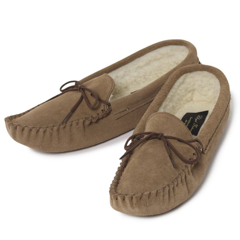JAKE / Taupe Suede Mouton Lining (Suede Sole)
