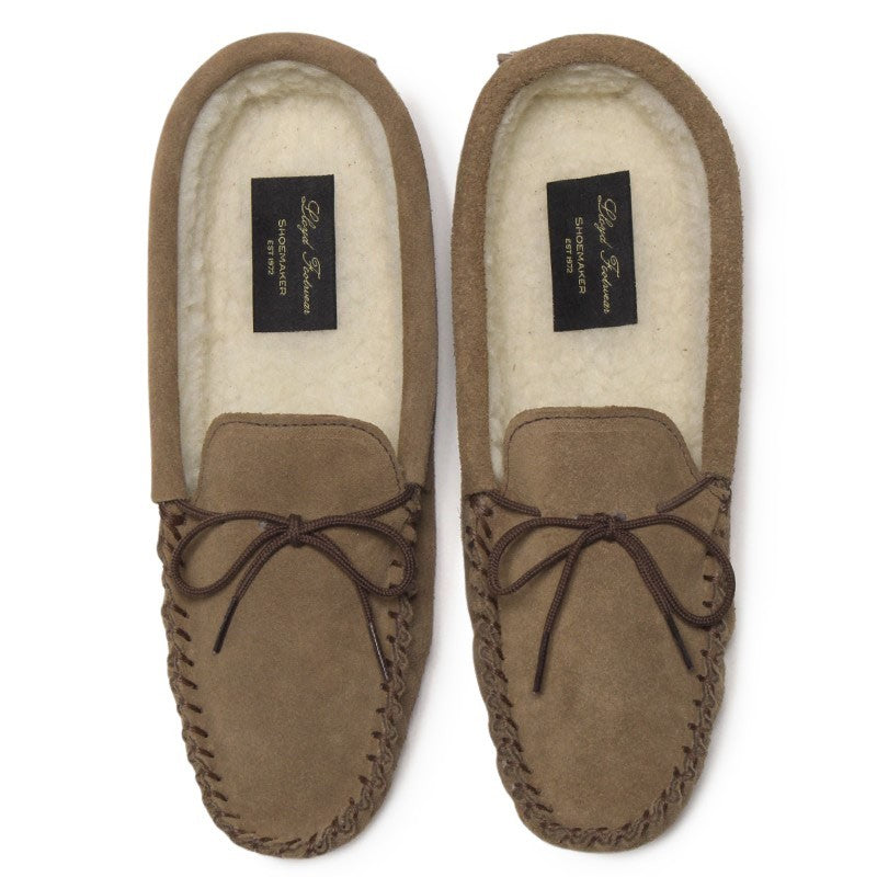 JAKE / Taupe Suede Mouton Lining (Suede Sole)