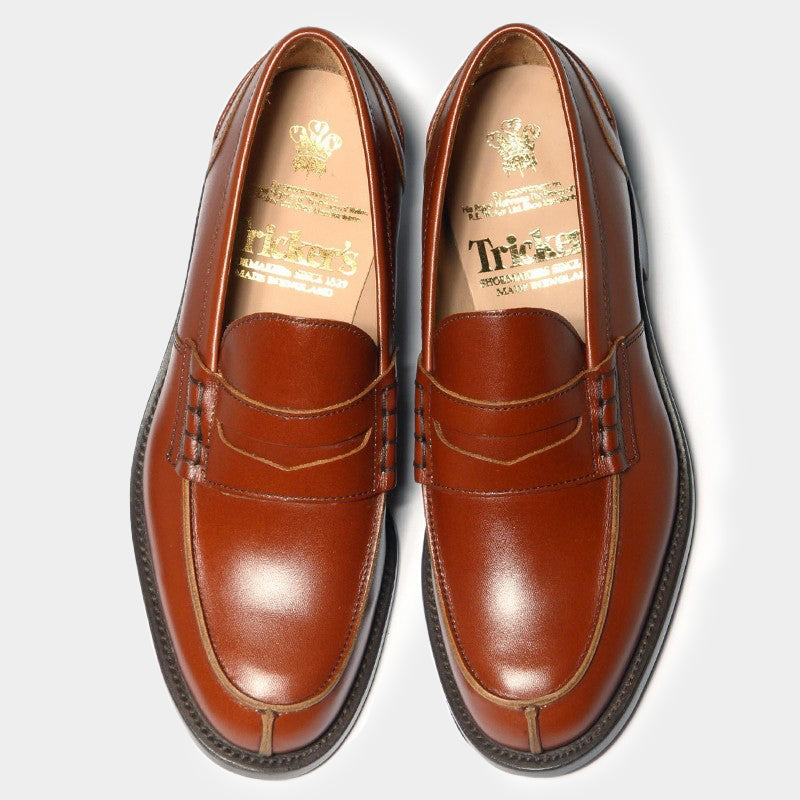 ローファー | 【青山店別注】L5673 / MARRON ANTIQUE (LEATHER SOLE) - Tricker's