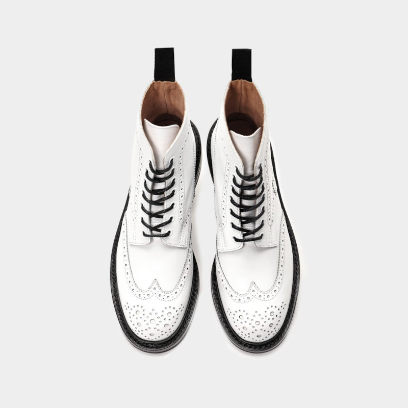 青山店別注】L5676 STEPHY / WHITE CALF (DAINITE SOLE) - Tricker's