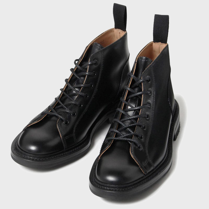 【NEW】L6077 / BLACK BOX CALF (COMMANDO SOLE)