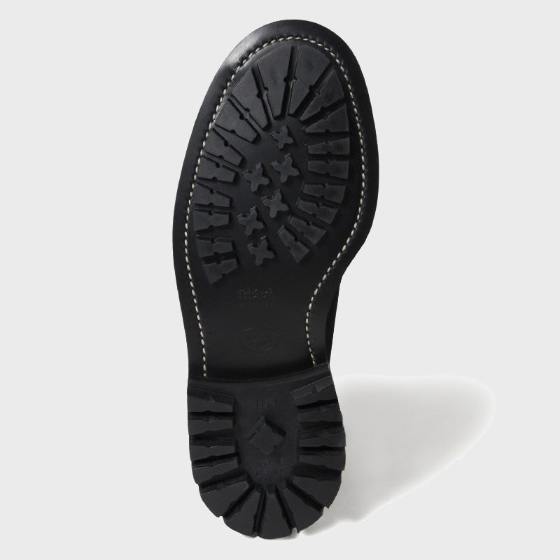 L6077 / BLACK BOX CALF (COMMANDO SOLE)
