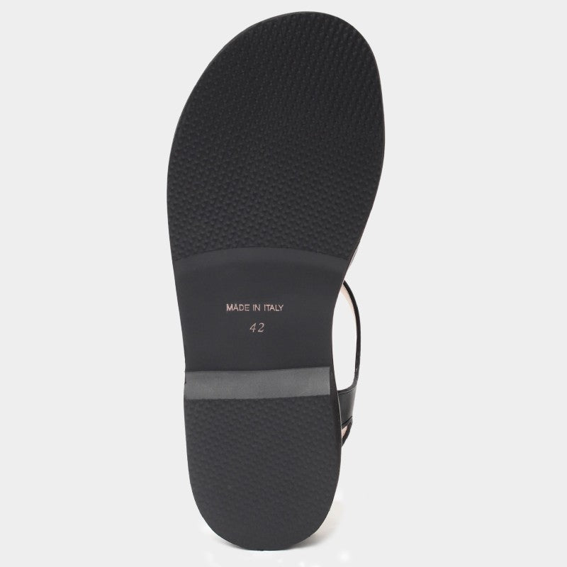 LEWES06 / BLACK CALF  (RUBBER SOLE)