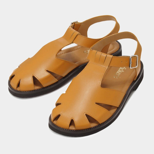 LEWES06 / PAPAYA CALF  (RUBBER SOLE)