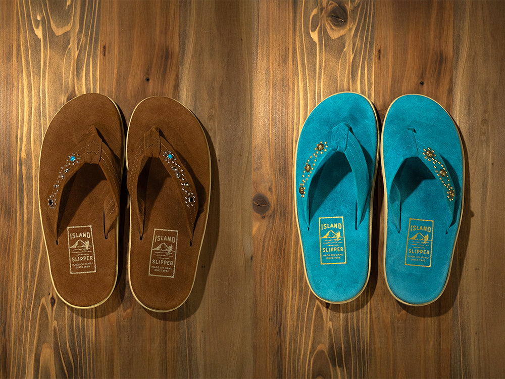 リトルサンダー シルクスクリーン　限定10 先行予約】ISLAND SLIPPER 80th｜Vin&Ageによるカスタムスタッズコラボ