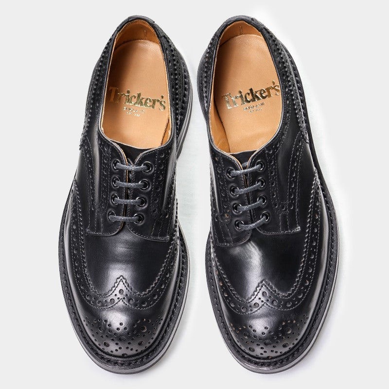 【Tricker's Archive】【GMT別注】M5633 BOURTON / BLACK CHROMEXCEL (RIDGEWAY SOLE) / UK5.0 (23.5)