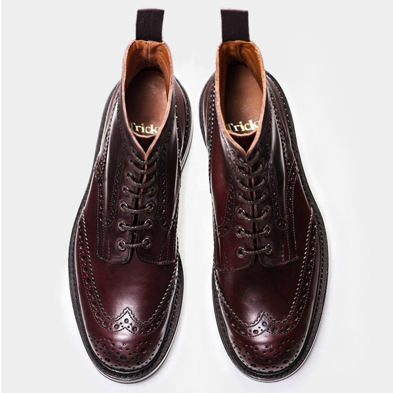GMT別注】M5634 STOW / BURGUNDY CHROMEXCEL (RIDGEWAY SOLE) - Tricker's