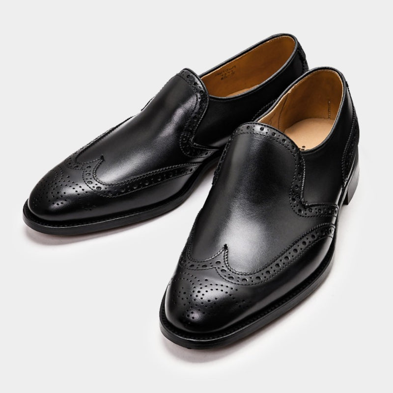 【青山店別注】M7377 / BLACK CALF (LEATHER SOLE)