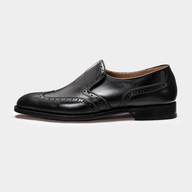 【青山店別注】M7377 / BLACK CALF (LEATHER SOLE)