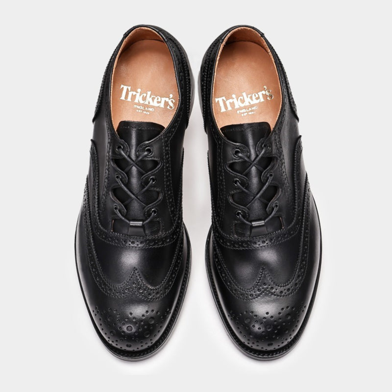 青山店別注】M7482 / BLACK CALF (LEATHER SOLE) - Tricker's