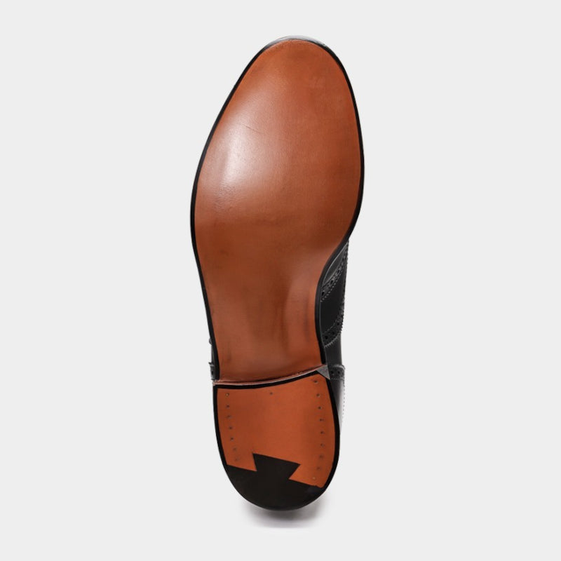 青山店別注】M7482 / BLACK CALF (LEATHER SOLE) - Tricker's