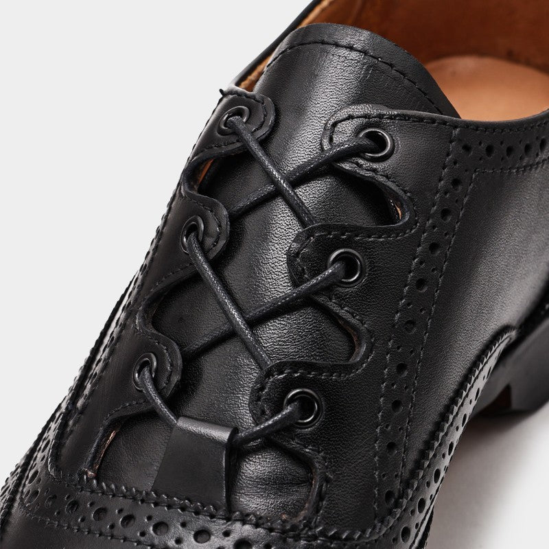 青山店別注】M7482 / BLACK CALF (LEATHER SOLE) - Tricker's