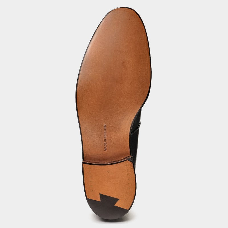 青山店別注】M8010 / BLACK CALF (LEATHER SOLE) - Tricker's