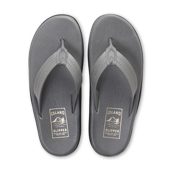 New Color】PB202 / GREY (SMOOTH LEATHER) - ISLAND SLIPPER