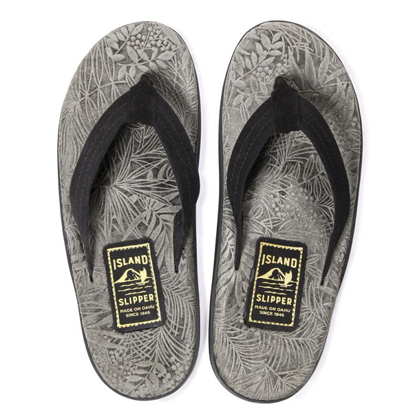 サンダル | 【Web限定】PBE203 / CHARCOAL (EMBOSSED SUEDE) × BLACK
