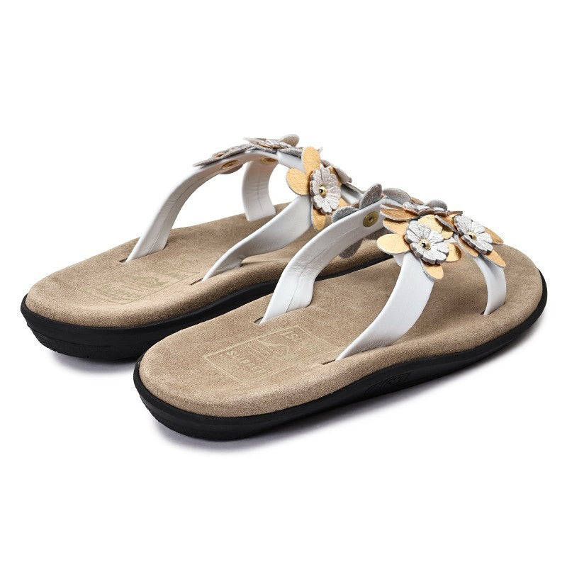 New】PBSLEHUA5 / TAUPE/GOLD - ISLAND SLIPPER