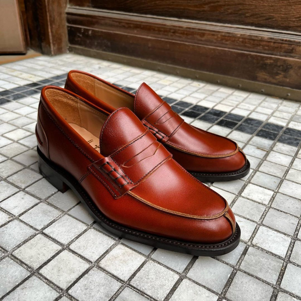 ローファー | 【青山店別注】L5673 / MARRON ANTIQUE (LEATHER SOLE) - Tricker's