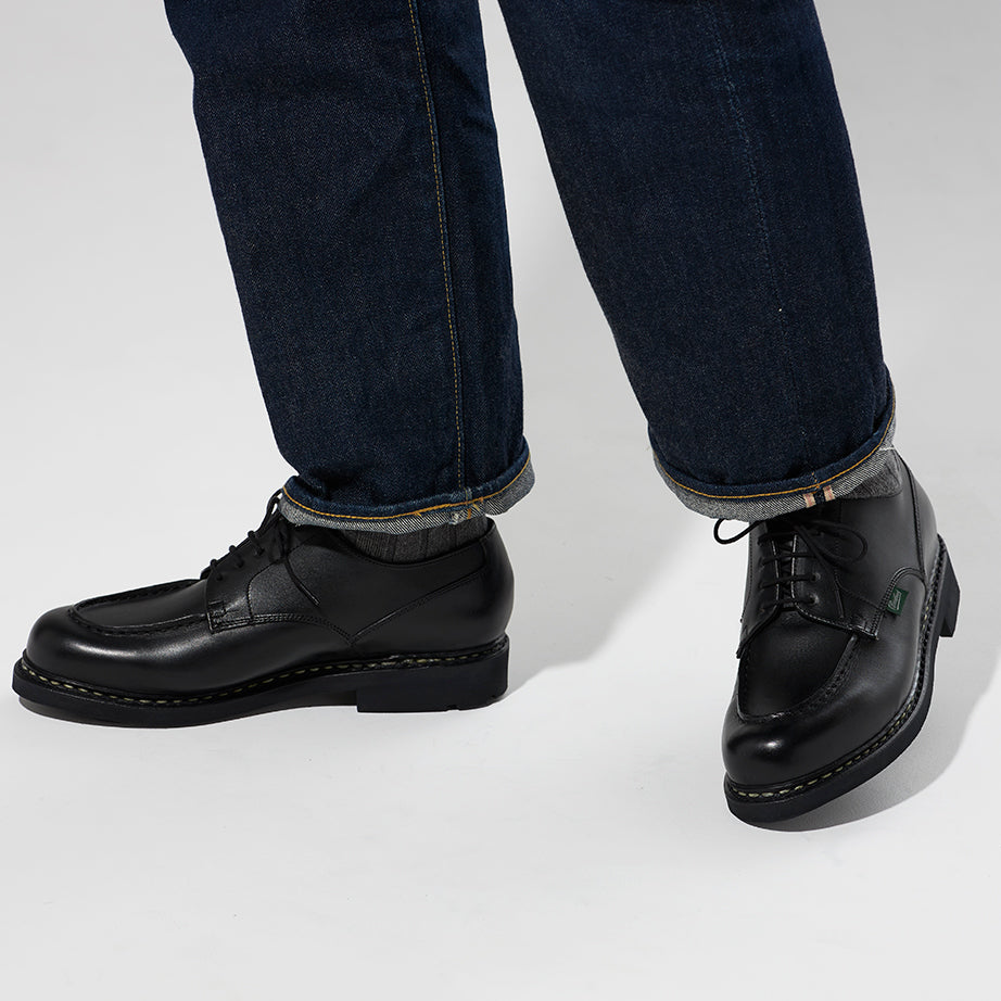 Paraboot CHAMBORD / UK5 / Noir ブラッククロケットアンドジョーンズ - 靴