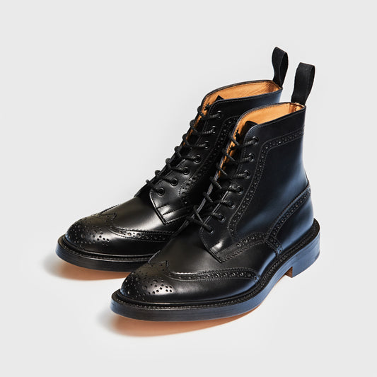 M5634 STOW / BLACK CALF (LEATHER SOLE)