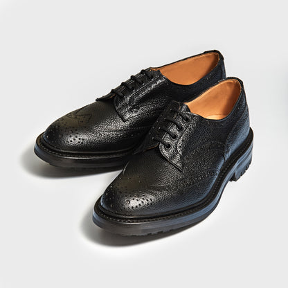 M3087 ILKLEY / BLACK SCOTCH GRAIN (COMMANDO SOLE)