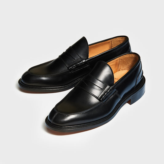 M3227 JAMES / BLACK CALF (LEATHER SOLE)