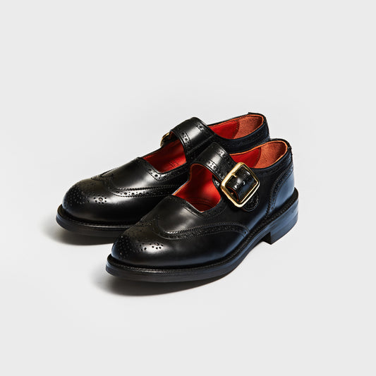 L6011 MARY JANE / BLACK CALF (DAINITE SOLE)