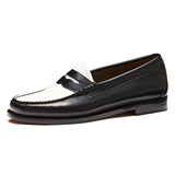 41010 / BLACK & WHITE (LEATHER SOLE)