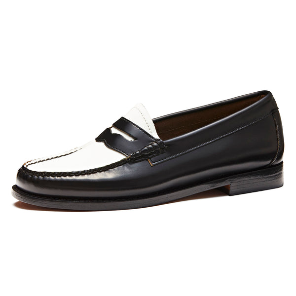 41010 / BLACK & WHITE (LEATHER SOLE)