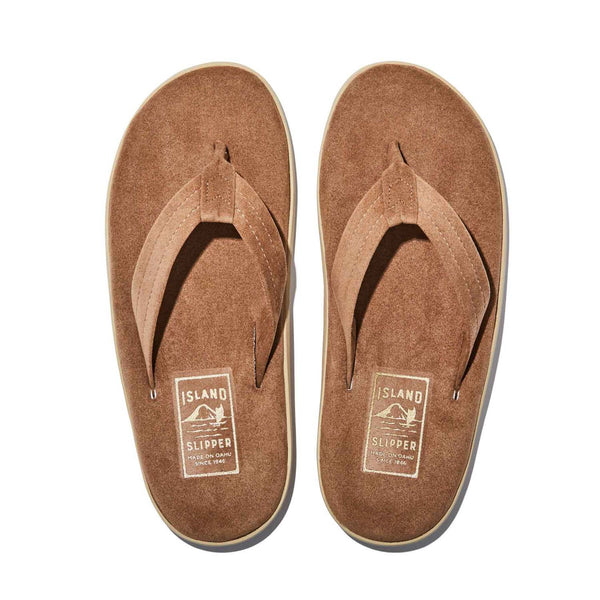 ゆ　 SLIPPER ブラウン スリッパサンダル サンダル | PTU202U / SPICE ULTRA-SUEDE - ISLAND SLIPPER