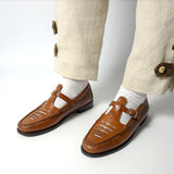 41006 / COGNAC (LEATHER SOLE)