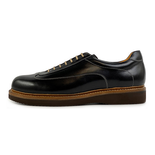 210306 Intelligence Shoes / BLACK CALF  (EXTRA LIGHT RUBBER SOLE)