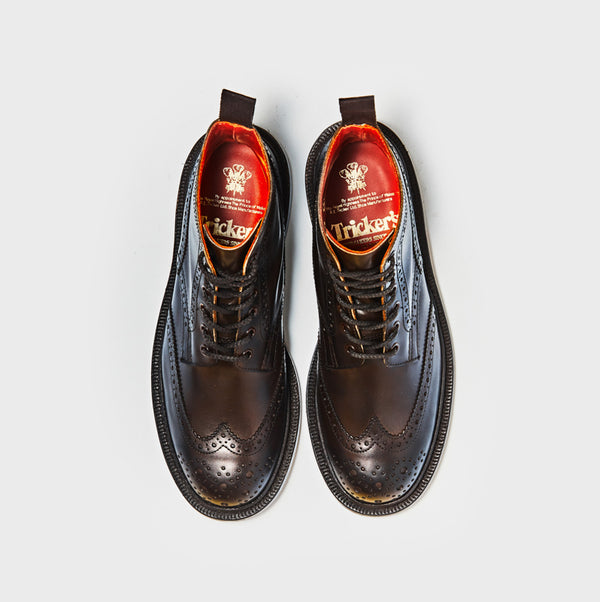 L5676 STEPHY / ESPRESSO BURNISHED (LEATHER SOLE)