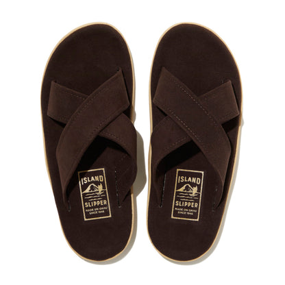 サンダル | PTU223UNS / ESPRESSO ULTRA-SUEDE - ISLAND SLIPPER
