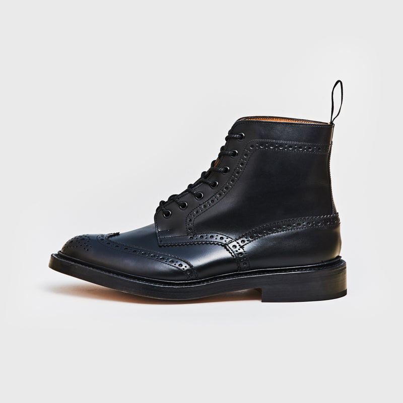 M5634 STOW / BLACK CALF (LEATHER SOLE)