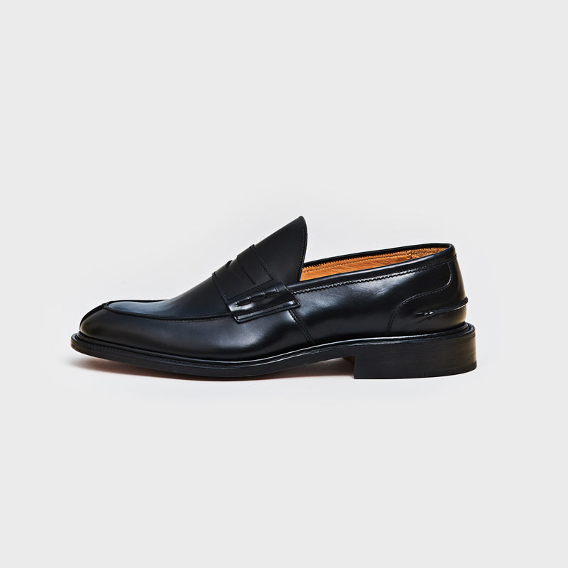 M3227 JAMES / BLACK CALF (LEATHER SOLE)