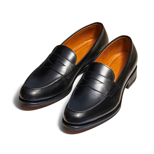 98610 Seram / BLACK CALF (LEATHER SOLE)