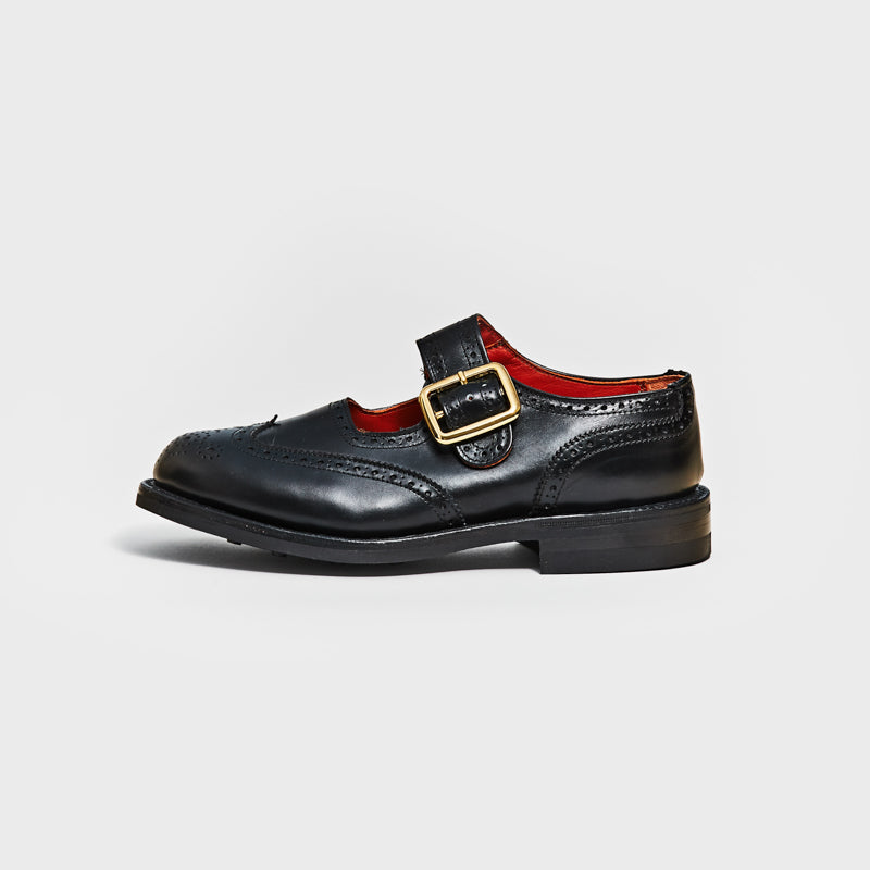 L6011 MARY JANE / BLACK CALF (DAINITE SOLE)