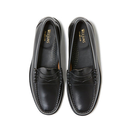 11010H LARSON / BLACK (LEATHER SOLE)