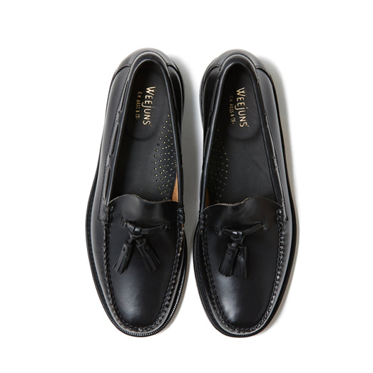 11015H LARKIN / BLACK (LEATHER SOLE)