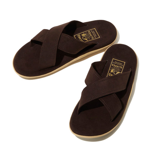 サンダル | PTU223UNS / ESPRESSO ULTRA-SUEDE - ISLAND SLIPPER