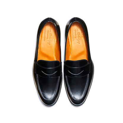 98610 Seram / BLACK CALF (LEATHER SOLE)