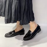 41020 ESTHER / BLACK (LEATHER SOLE)