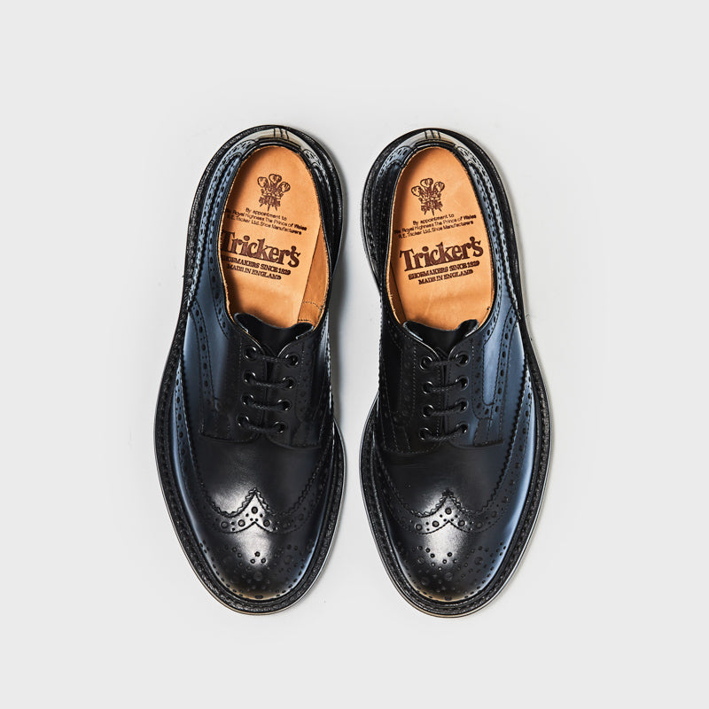 M5633 BOURTON / BLACK CALF (DAINITE SOLE)