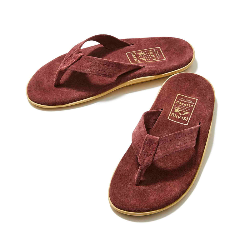 PT203 / BURGUNDY SUEDE